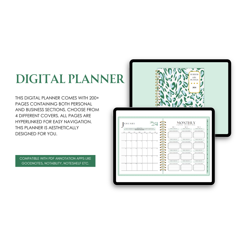 2024 Vivid Day Planner - Personal Planner - DAILY (dated)