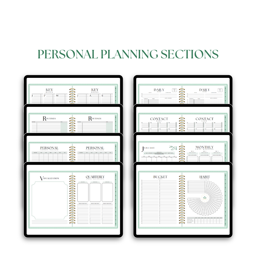 2024 Vivid Day Planner - Personal Planner - DAILY (dated)