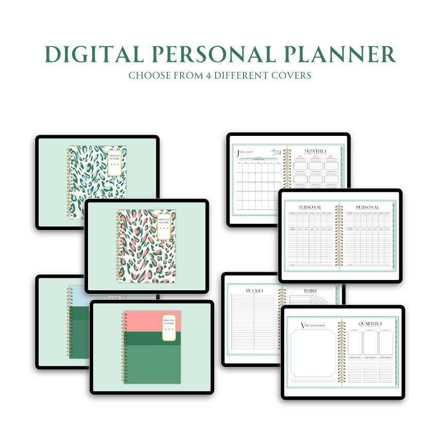 2024 Vivid Day Planner - Personal Planner - DAILY (dated)