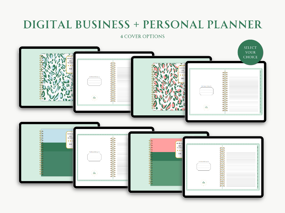 2024 Vivid Day Planner - Business + Personal Planner | DAILY (dated)