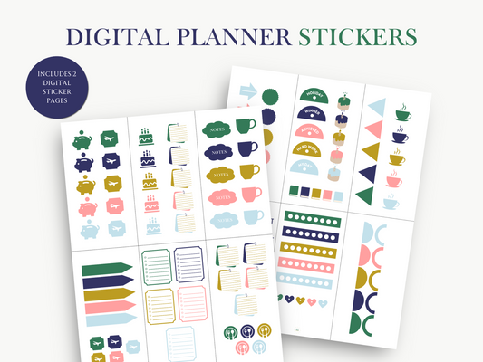 Vivid Day Planner - Digital Sticker Pack